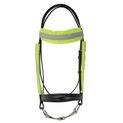 Reflector Bridle Bands by Hy Equestrian - Yellow additional 2