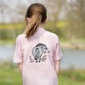 British Country Collection Bracken Pony Childrens Polo Shirt - Baby Pink additional 2