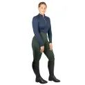 Hy Equestrian Melton Riding Tights - Forest Green additional 2