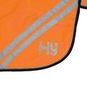 Reflector Mesh Exercise Sheet by Hy Equestrian - Orange additional 1