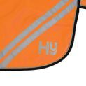 Reflector Mesh Exercise Sheet by Hy Equestrian - Orange additional 1