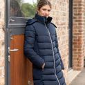Coldstream Melrose Long Quilted Coat Navy additional 2