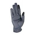 Hy Equestrian Children'S Shimmer Riding Gloves Navy With Navy/Silver Diamantes additional 2