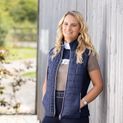 Hy Equestrian Elevate Allure Gilet Navy/Gun Metal Grey additional 6