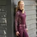 Hy Equestrian Elevate Heritage Base Layer Berry additional 6