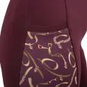 Hy Equestrian Elevate Heritage Riding Tights Berry additional 4