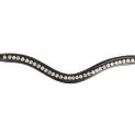 Propresicce Signature Curved Diamante Browband By Hy Equestrian With Rainbow Diamantes Black additional 3