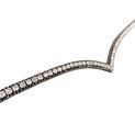 Propresicce Signature V Diamante Browband By Hy Equestrian With Black/Silver Diamantes Black additional 2