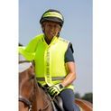Reflector Luminous Padded Gilet By Hy Equestrian Yellow additional 4