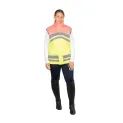 Reflector Two Tone Gilet By Hy Equestrian Pink/Yellow additional 2