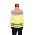 Reflector Two Tone Gilet By Hy Equestrian Pink/Yellow additional 5