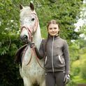 Lucky Pony Zip Jacket by Little Rider - GREY/PINK additional 4