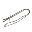 ProPresicce Continentale Soft Grip Leather Reins by Hy Equestrian - Full 54" additional 3