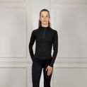 Coldstream Jedburgh Long Sleeve Base Layer - Black additional 3