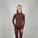 Coldstream Next Generation Jedburgh Long Sleeve Base Layer - Chocolate additional 2