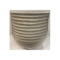 Kaemingk Jamie Plastic Round Planter Off White additional 1