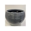 Kaemingk Jamie Plastic Round Planter Grey additional 3