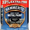 Hammerite Metal Paint Smooth 750ml + 33% Free additional 2