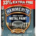 Hammerite Metal Paint Hammered 750ml + 33% Free additional 1