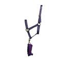 Hy Equestrian Out of this World Head Collar &amp; Lead Rope - NAVY/MAGENTA additional 1