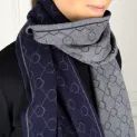 Coldstream Morham Knit Scarf - Navy additional 4
