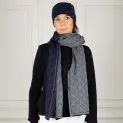 Coldstream Morham Knit Scarf - Navy additional 5
