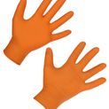 Kerbl Nitrile Disposable Glove X-Grip Orange (50 pcs) additional 2