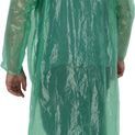 Disposable Coat PE, 20 pc, green, additional 2