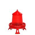 Poultry Feeder Plastic W/Legs Red additional 1