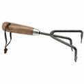 Draper 14316 Carbon Steel Heavy Duty Hand Cultivator with Ash Handle additional 1