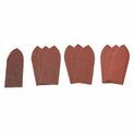 Draper 99259 Assorted Hook and Loop Aluminium Oxide Sanding Sheets, 32 x 92mm (Pack of 10) additional 1