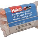 Hilka Large 10" Orange Latex Coated Work Gloves additional 2
