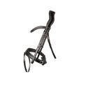 Hy Equestrian Propresicce Pelle Crank Leather Bridle Blk/Slv Black/Silver additional 4