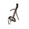 Hy Equestrian Propresicce Pelle Crank Leather Bridle Brn/Brs Brown/Brass additional 2