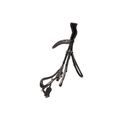 Hy Equestrian Propresicce Pelle Drop Leather Bridle Blk/Slv Black/Silver additional 3