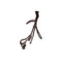 Hy Equestrian Propresicce Pelle Drop Leather Bridle Brn/Slv Brown/Silver additional 1