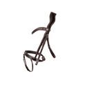 Hy Equestrian Propresicce Pelle Raised Flash Leather Birdle Brown/Silver additional 2