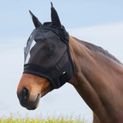 Hy Equestrian Armoured Protect Half Fly Mask With Ears Black additional 2