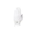 Elevate Glitter Flex Meshriding Gloves By Hy Equestrian White additional 4