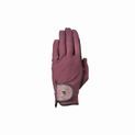 Elevate Glitter Flex Meshriding Gloves By Hy Equestrian Wine additional 2