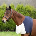 Hy Equestrian Lycra Flexshoulder Vest With Faux Fur Bi Navy additional 2