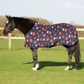 Hyconic Accent Fleece Rug Navy/Red With White Stars additional 9