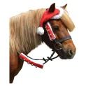 Hy Equestrian Christmas Santa Rein Sleeves Red/White additional 2