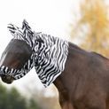 Hy Equestrian Sweet Itch Zebra Fly Mask Black/White additional 2