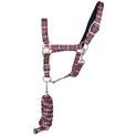 Hy Equestrian Tartan Headcollar With Lead Rope Rasp/Wht/Nvy Raspberry/White/Navy additional 3