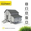 Chick’A® 6 Hen Chicken Coop “Harmony” Recycled plastic additional 7
