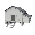 Chick’A® 6 Hen Chicken Coop “Harmony” Recycled plastic additional 1