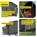 Chick’A® 8 Hen Chicken Coop “Harmony” Recycled plastic additional 10