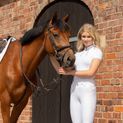 Coldstream Hermitage Diamante Show Shirt Ladies White additional 4