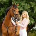 Coldstream Larkhall Diamante Show Shirt Ladies Blush Pink additional 1